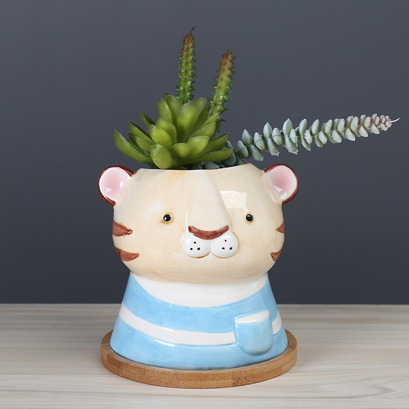 Cute Little Animals Ceramic Plant Flower Pots