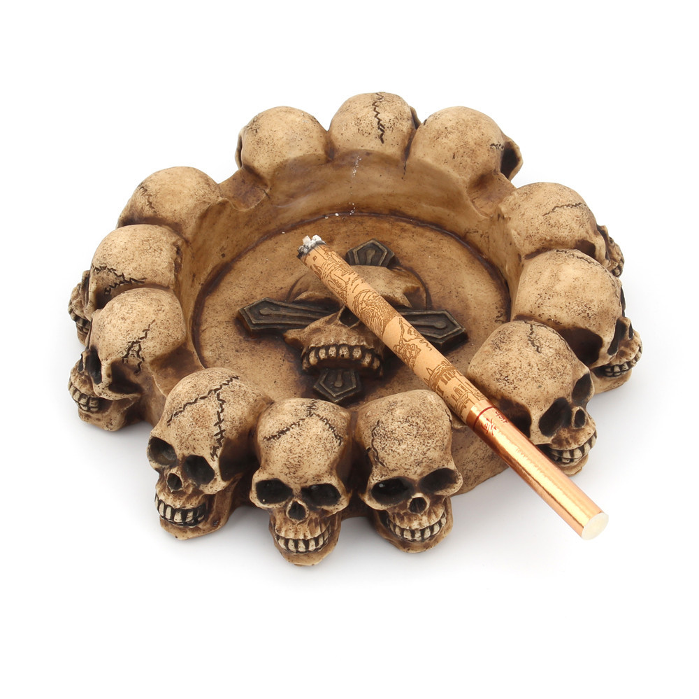 Horror Halloween Decoration Round Ashtray