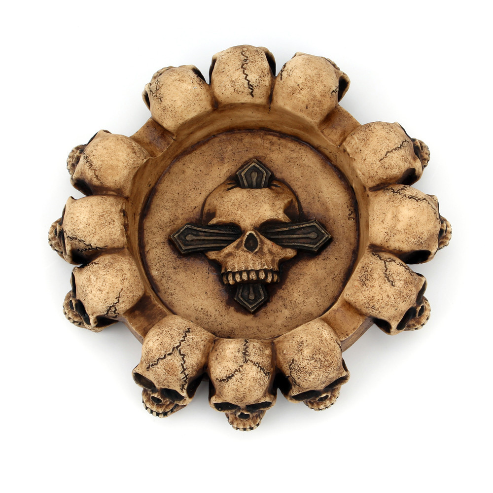 Horror Halloween Decoration Round Ashtray