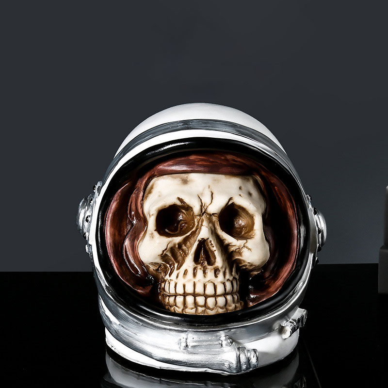 Horror Halloween Skeleton Astronaut Decoration Piggy Bank