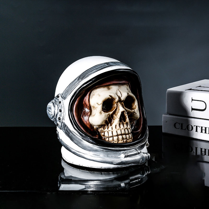 Horror Halloween Skeleton Astronaut Decoration Piggy Bank