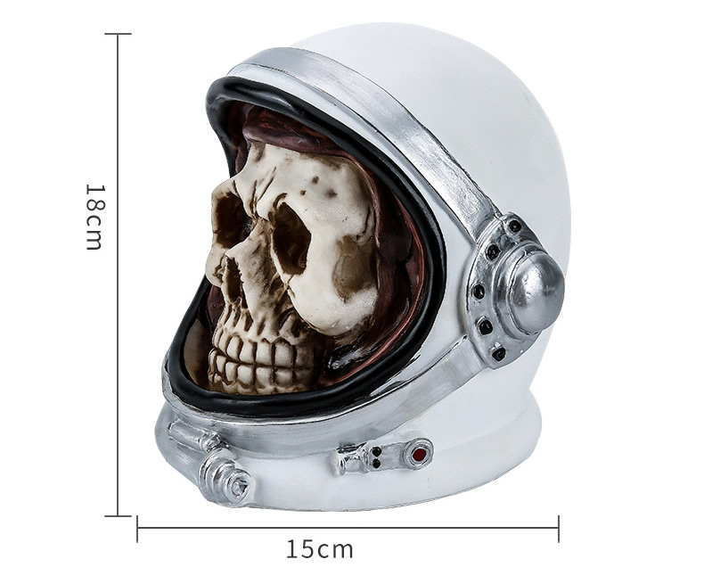 Horror Halloween Skeleton Astronaut Decoration Piggy Bank
