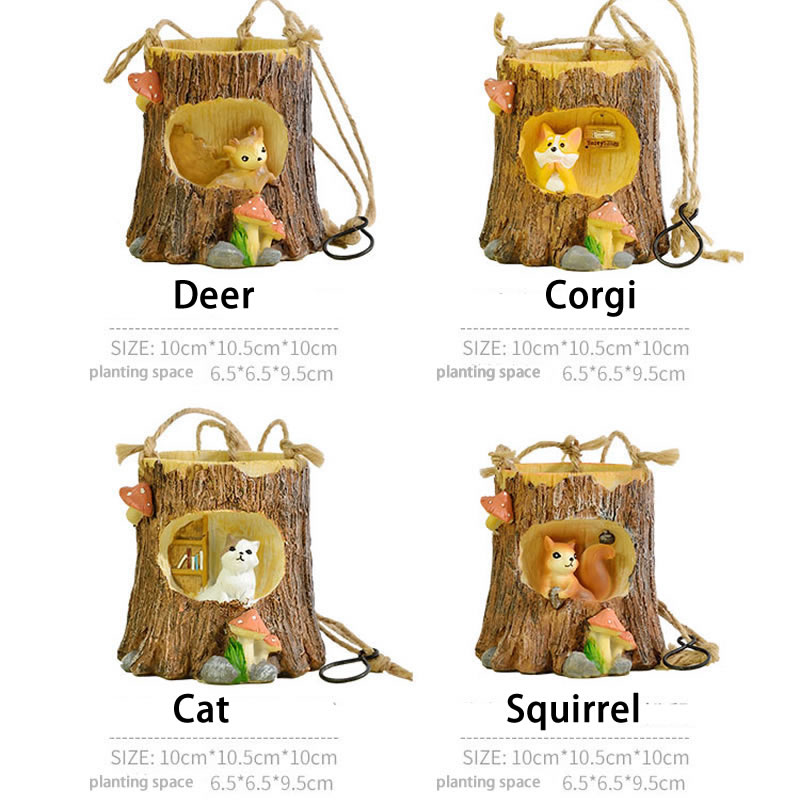 stuffed animal hanging basket