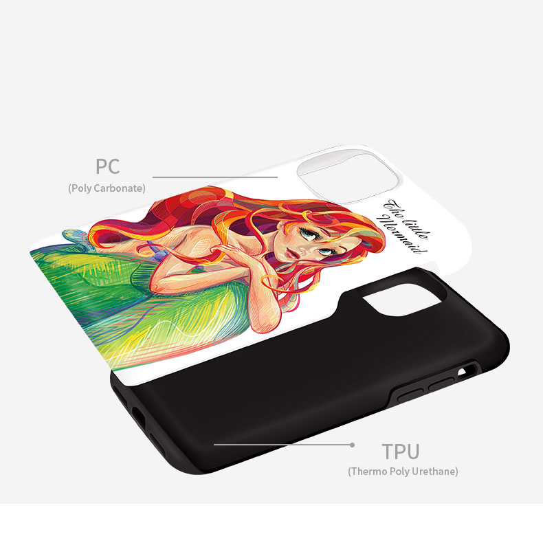 Beautiful Cartoon Long-haired Girl Iphone Phone Case