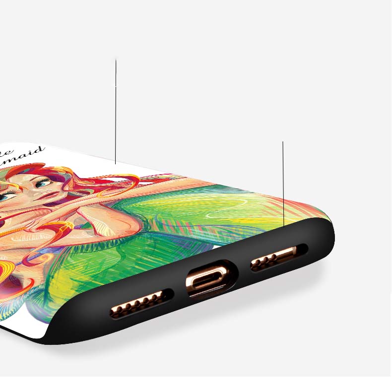 Beautiful Cartoon Long-haired Girl Iphone Phone Case
