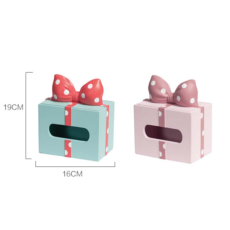Beautiful Girly Bowknot Home Decoration Tissue Box