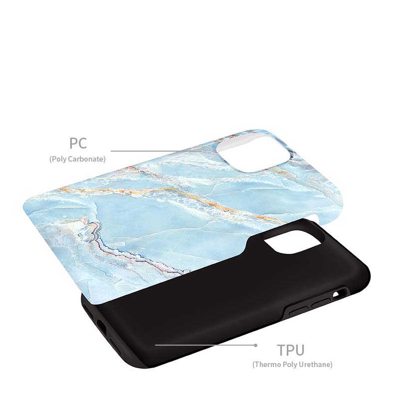 Classic Imitating Blue Marble Texture Iphone Phone Case