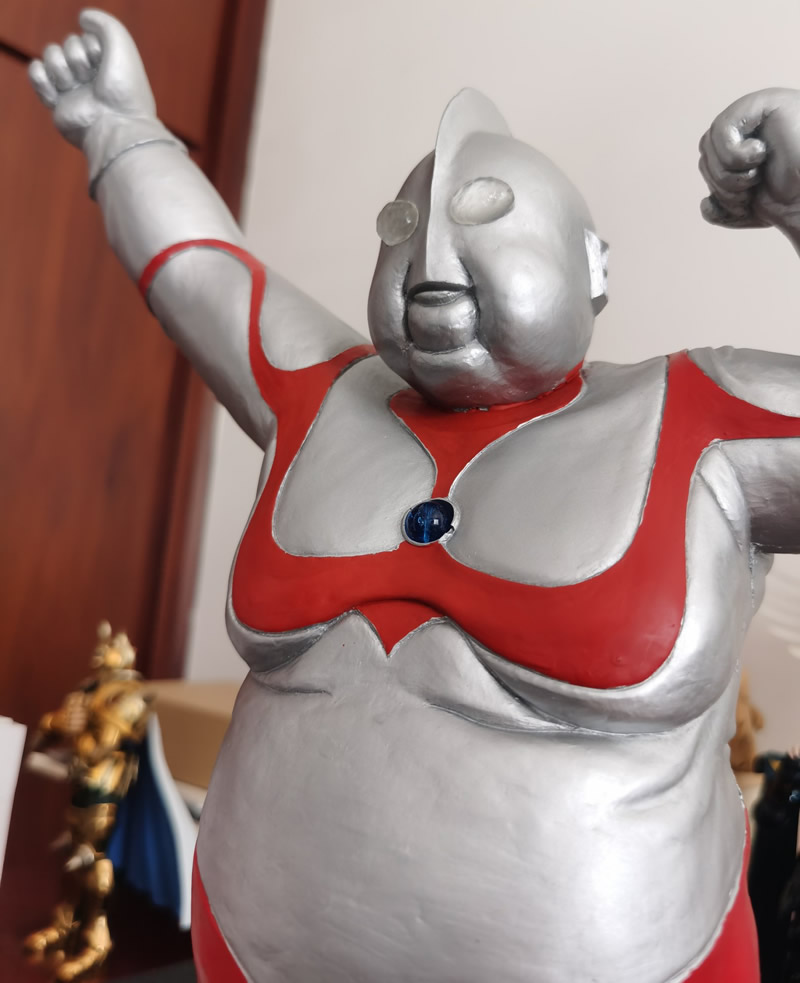 Fat Strong Man Resin Sculpture Ornament