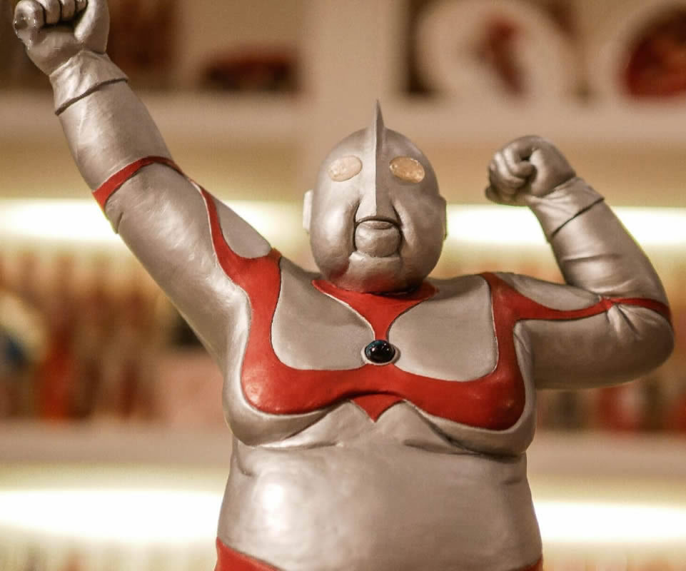 Fat Strong Man Resin Sculpture Ornament
