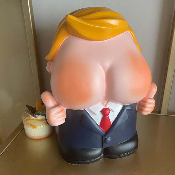 Fun Cartoon Chubby Doll Tissue Box Desktop Decoration Ornaments