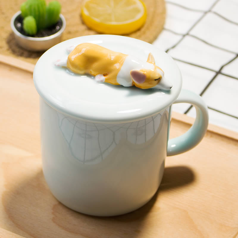 Funny Corgi Pet Dog Coffee Cup