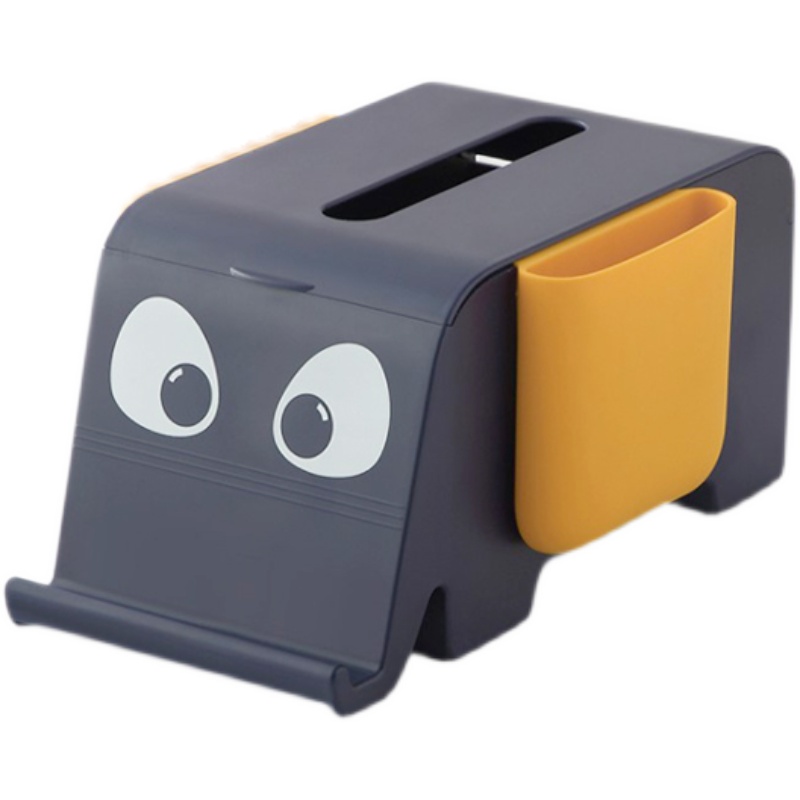 Multifunctional Cute Elephant Desktop Organizer Storage Tissue Box