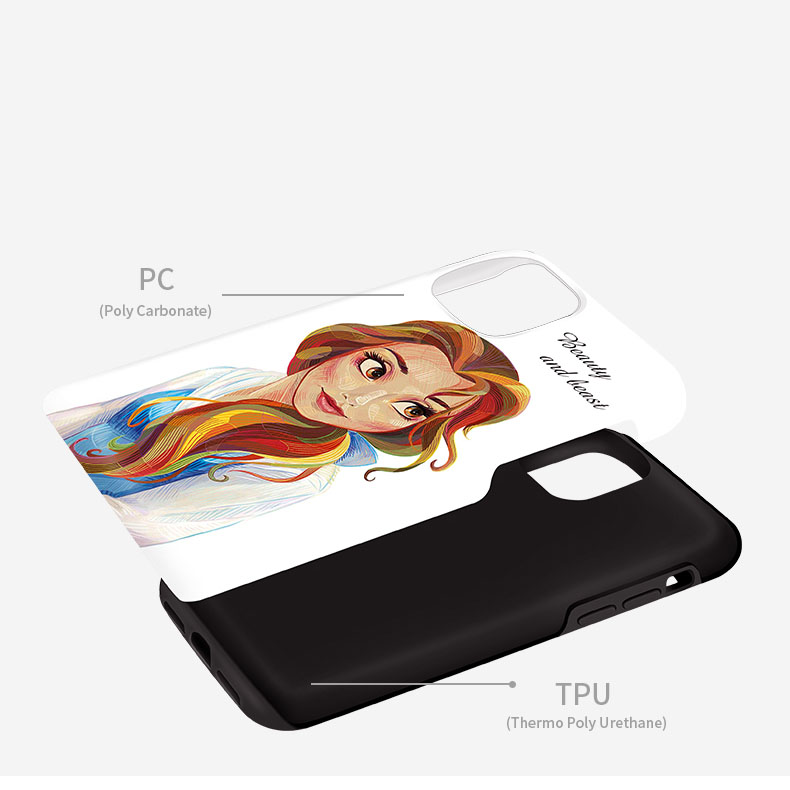 Pretty Abstract Cartoon Girl Iphone Phone Case