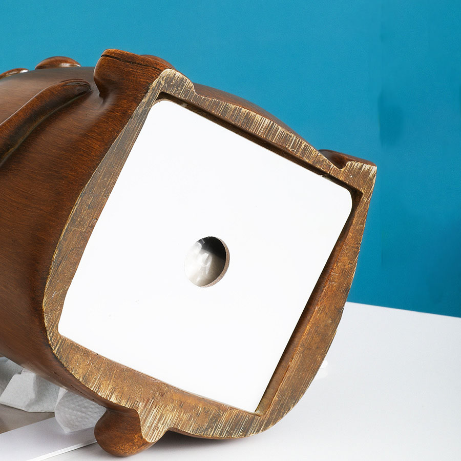 Retro Elk-shaped Desktop Decorative Tissue Box