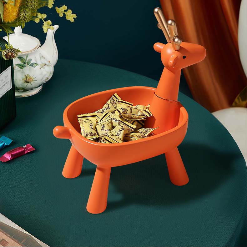 Abstract Geometric Deer Desktop Organizer Storage