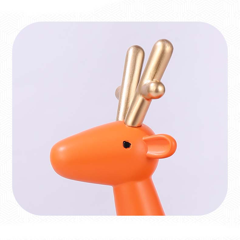 Abstract Geometric Deer Desktop Organizer Storage