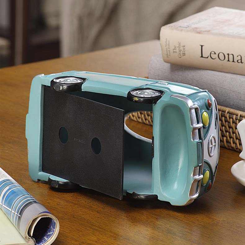 Cartoon Bus Car Desktop Decoration Tissue Box
