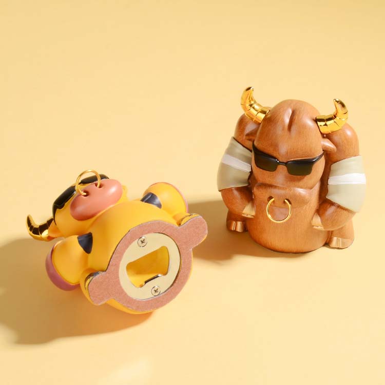 Classic Domineering Cool Cow Bottle Opener