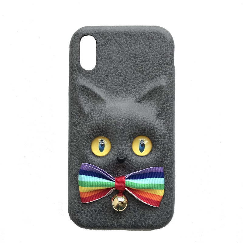 Classic Three-dimensional Orange Cat Blue Cat Iphone Case