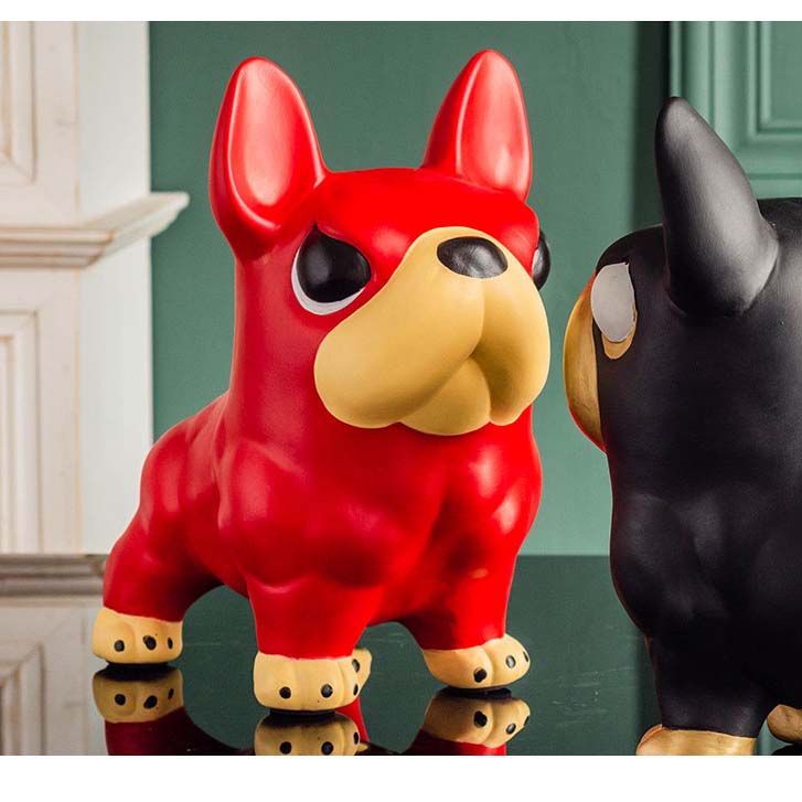Creative Bulldog Pet Dog Desktop Decoration Piggy Bank