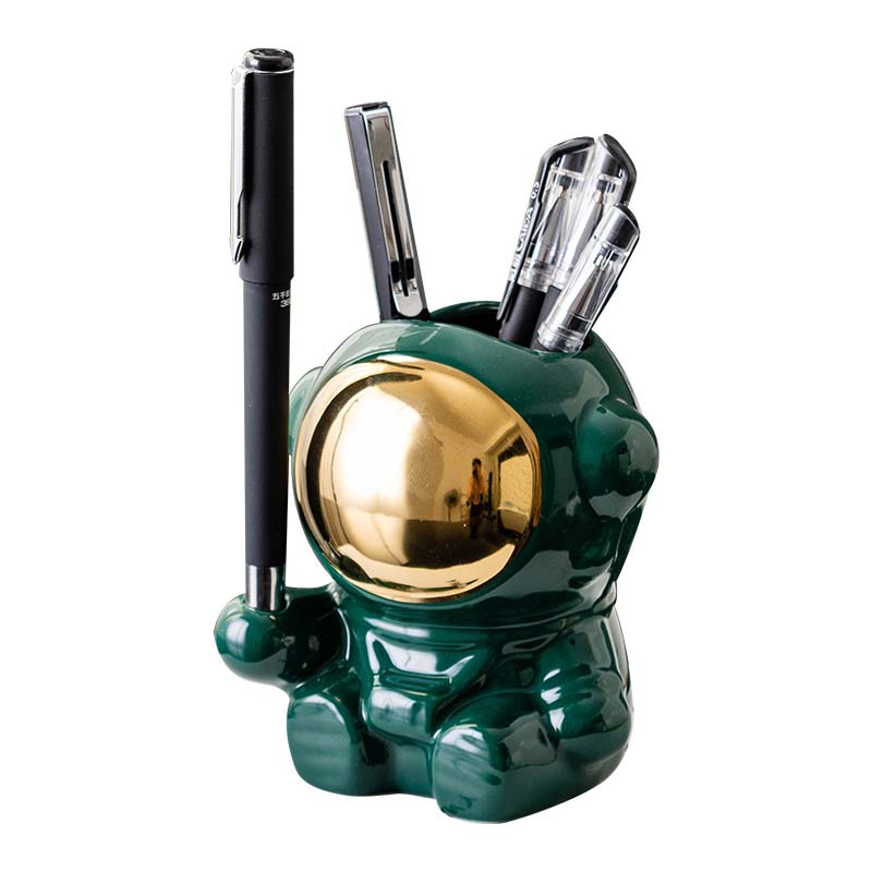 Creative Cartoon Astronaut Pen Holder