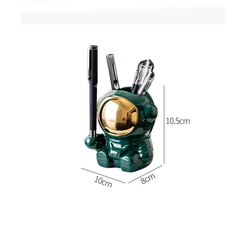 Creative Cartoon Astronaut Pen Holder