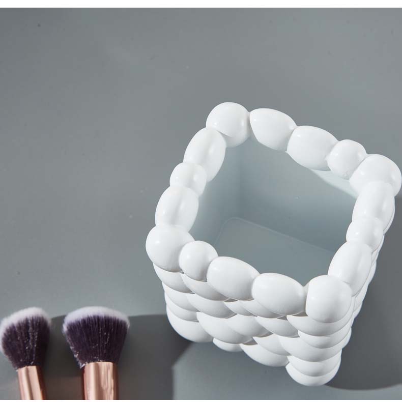 Creative Cobblestone Geometric Art Pen Holder