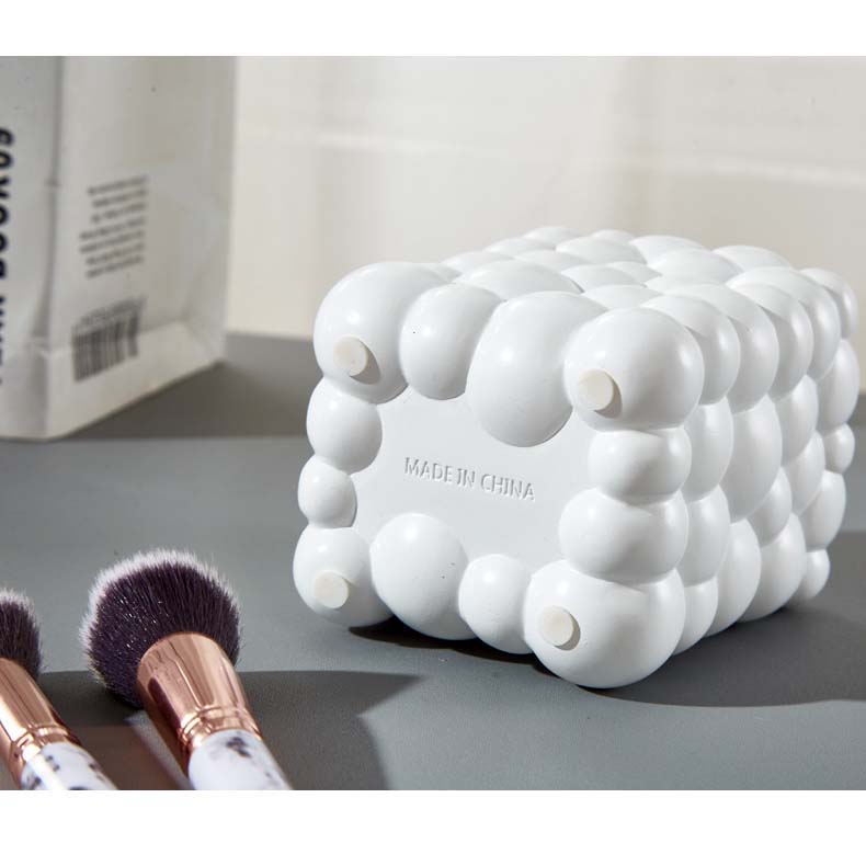 Creative Cobblestone Geometric Art Pen Holder