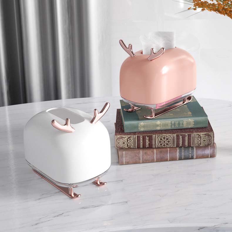 Cute Abstract Elk Tissue Box