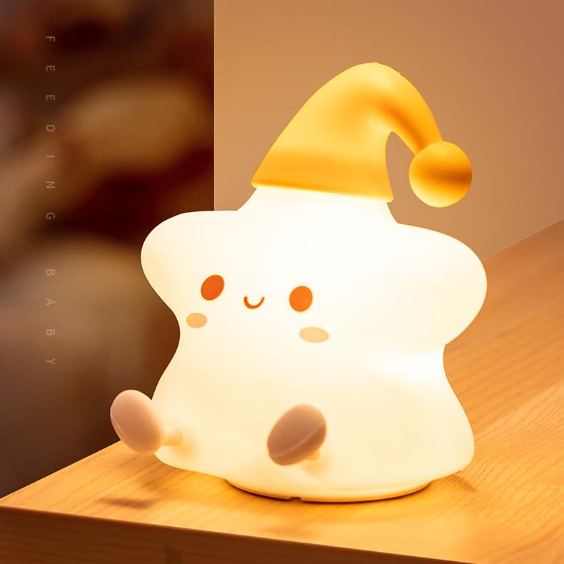 Cute Small Star Seven Colors Led Night Light
