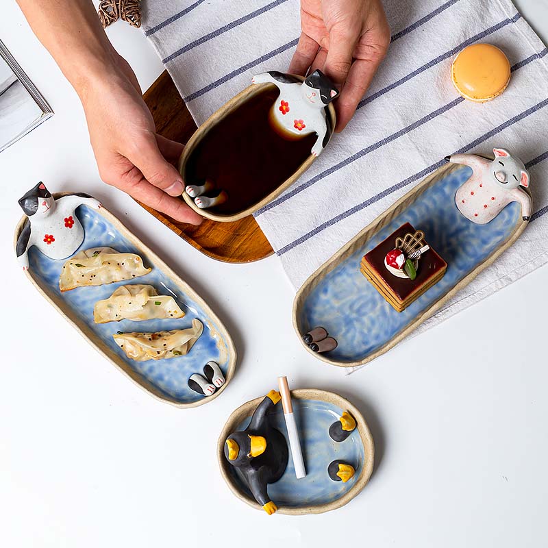 Enjoy Bathing Animal Ceramic Storage Tray