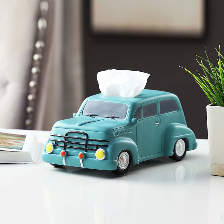 Living Room Decoration Car Tissue Box