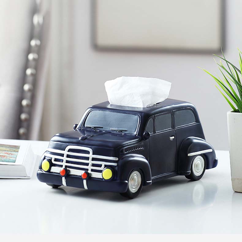 Living Room Decoration Car Tissue Box
