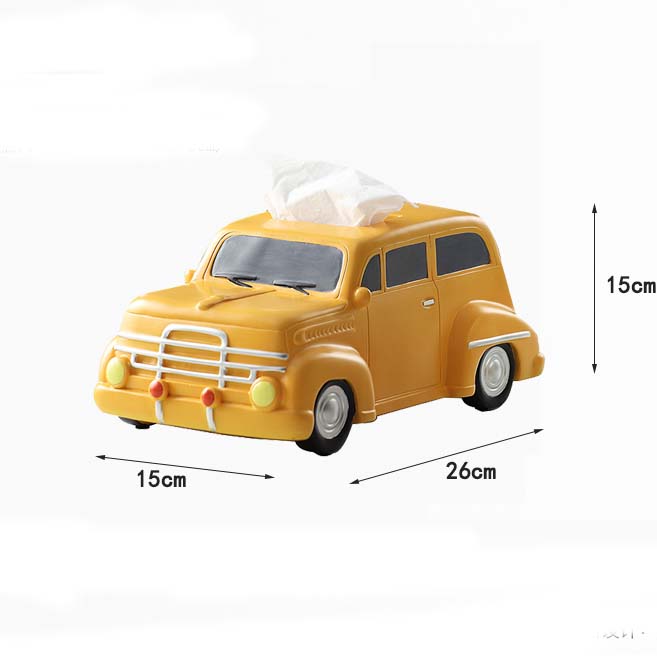 Living Room Decoration Car Tissue Box