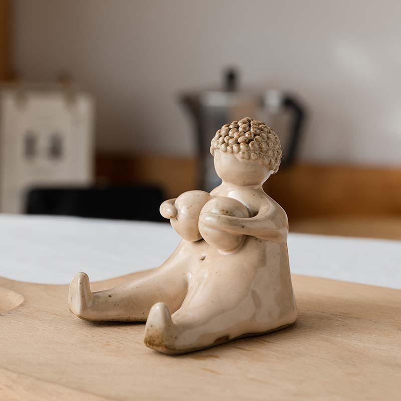 Sexy Abstract Ceramic Figure Phone Holder Desktop Small Ornaments