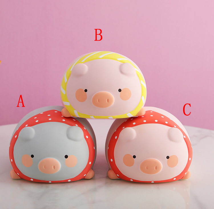 Fun Chubby Piggy Piggy Bank Desktop Decoration