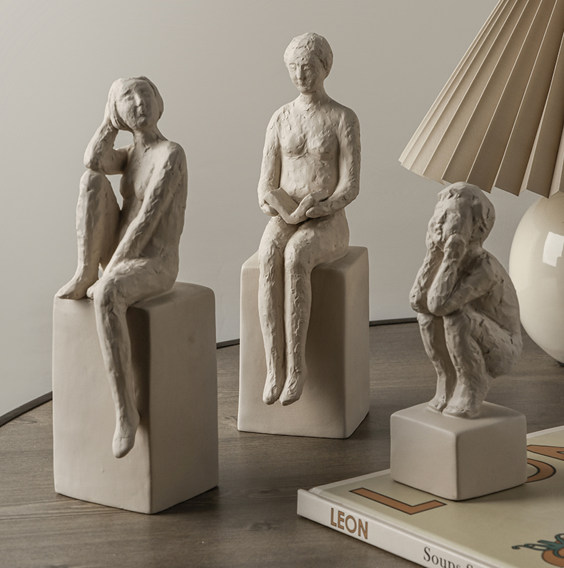 Abstract Character Shape Desktop Decoration Rough Art Small Ornaments