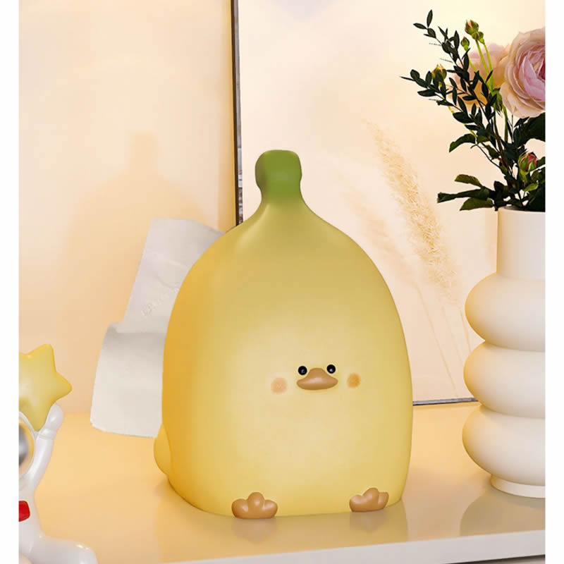 Cartoon Banana Duck Tissue Box Holder Quirky And Cute Desk Accessory