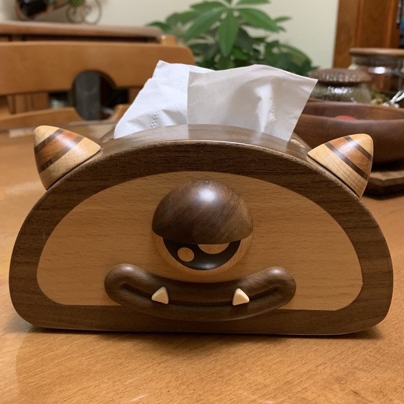 Classic Bighorn Black Walnut Tissue Box