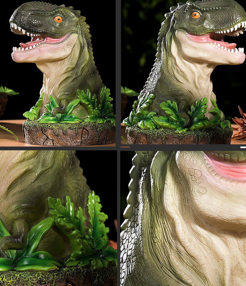 Classic Tyrannosaurus Dinosaur Model Piggy Bank