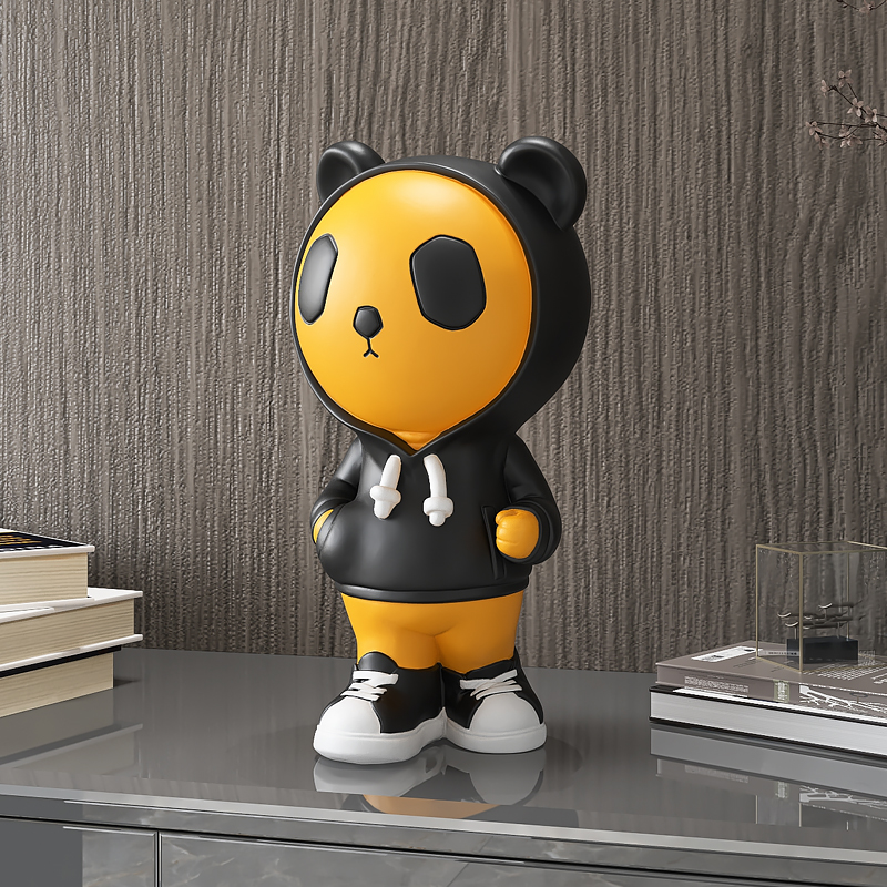 cool-panda-art-sculpture-decoration-
