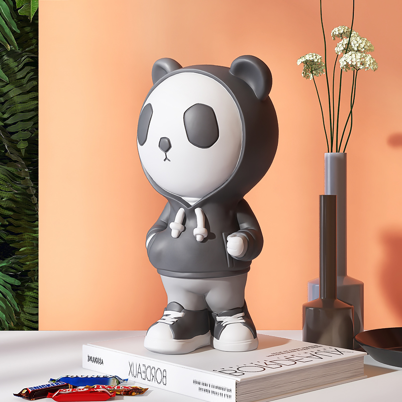 cool-panda-art-sculpture-decoration-