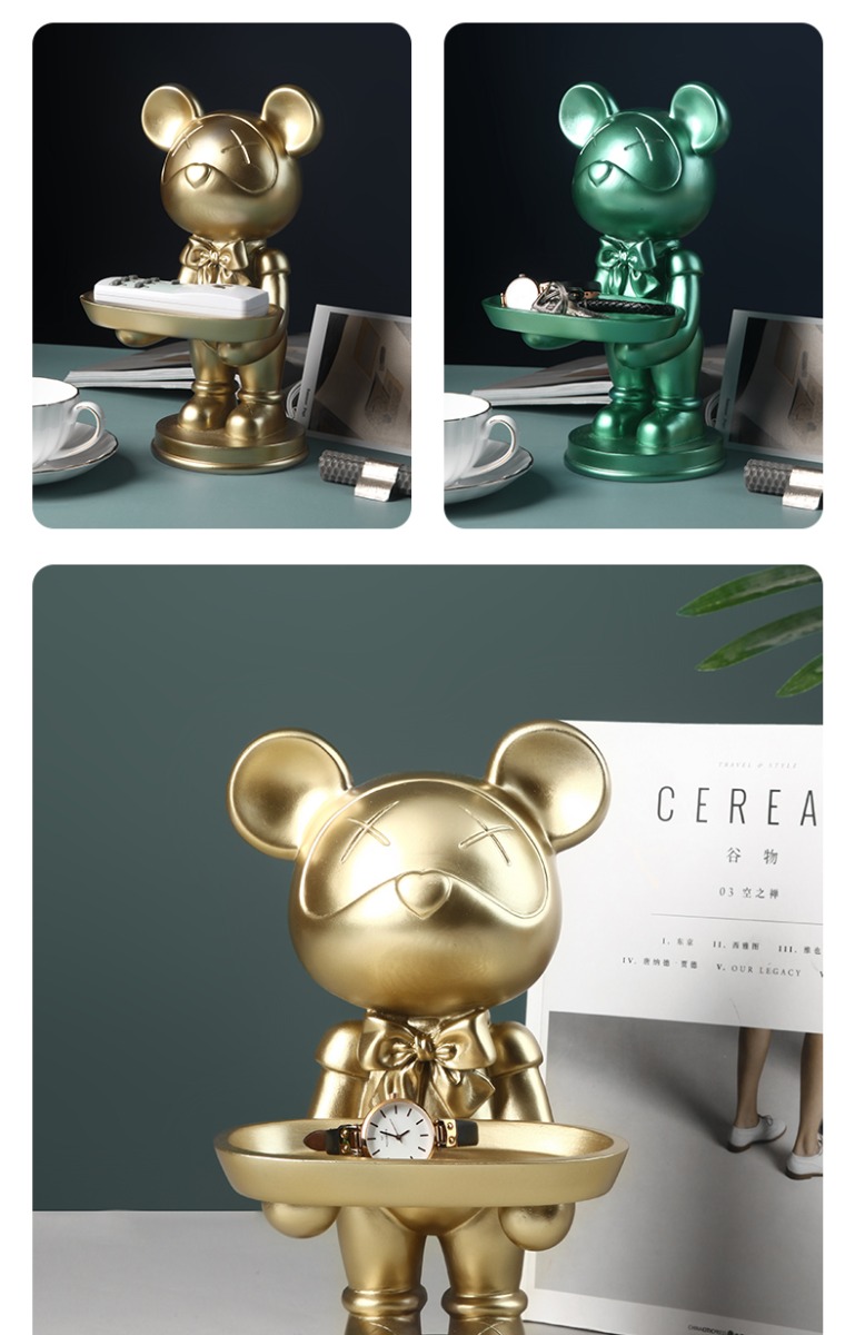 Cute Cartoon-shaped Desktop Decoration Ornaments Organize Storage