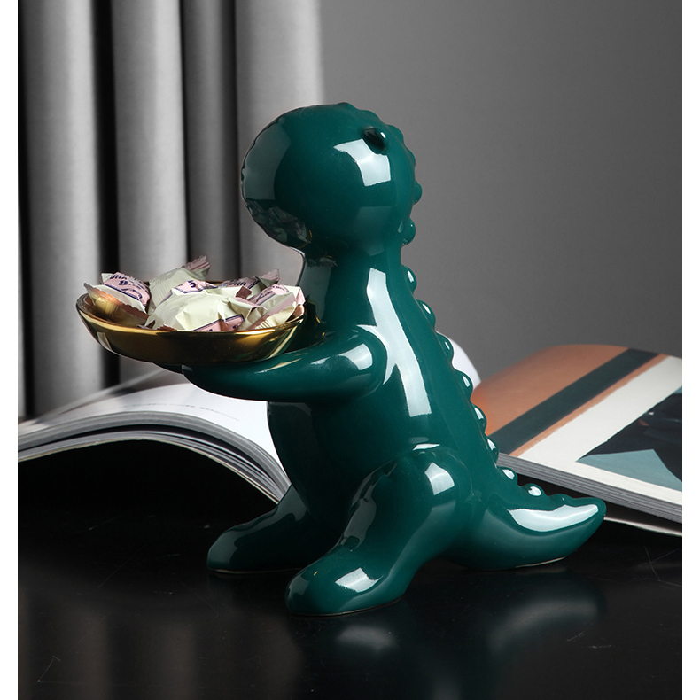 Cute Little Dinosaur Organize Storage Tray Desktop Decoration Ornaments
