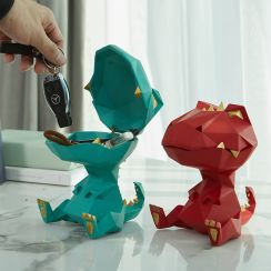 Creative Abstract Geometric Dinosaur Small Storage Desktop Decoration
