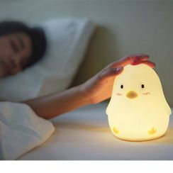 Cute Cartoon Chick Charging LED Night Light Holiday Gift