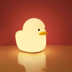 Cute Cartoon Small Duck Silicone Rechargeable Night Light