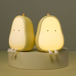Fun Fruit Pear Cartoon Night Light Table Lamp