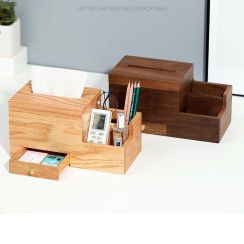 Home Desktop Multifunctional Organizing Storage Tissue Box