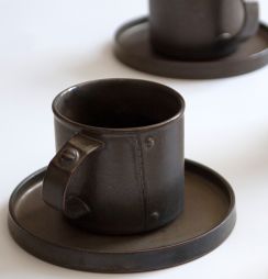 Punk Retro Metal Glaze Ceramic Coffee Cup